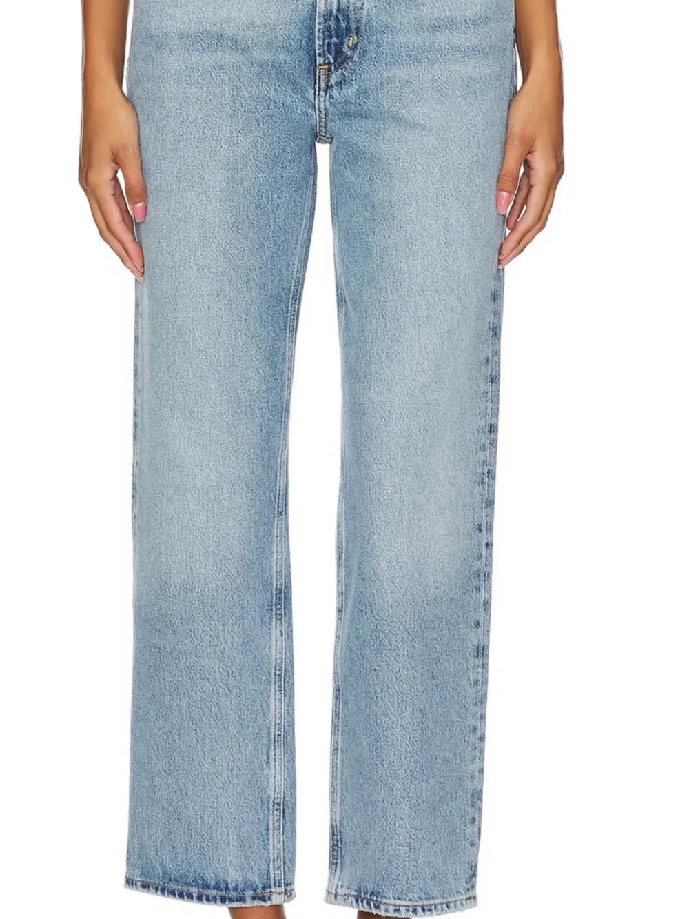 Agolde Valen Mid-Rise Vintage Straight Jeans in Harmonic 29